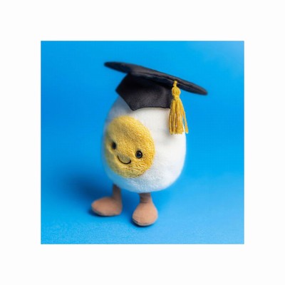 Jellycat Boiled Egg Graduation New Zealand | AXCGS4790